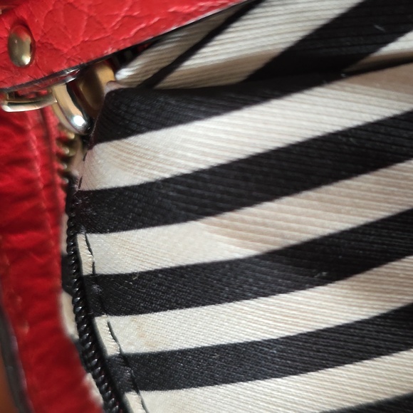 KATE SPADE RED CURRAN CORA SOUTHPORT AVE CROSSBODY BAG GOOD CONDITION - Picture 9 of 10
